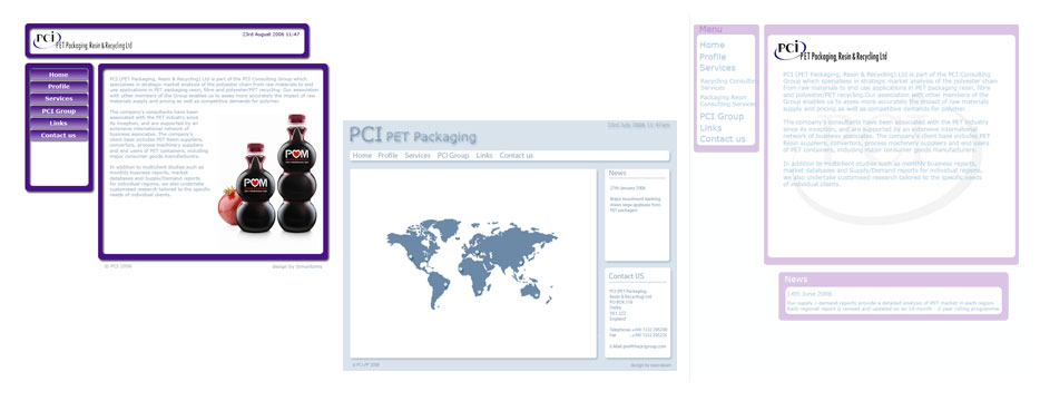 PCI Website Design