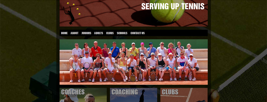 Serving Up Tennis Web Design